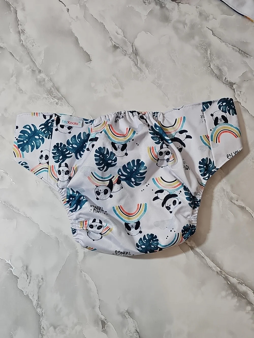Large Reusable Pocket Cloth Diaper Adjustable Snaps Velcro Closure